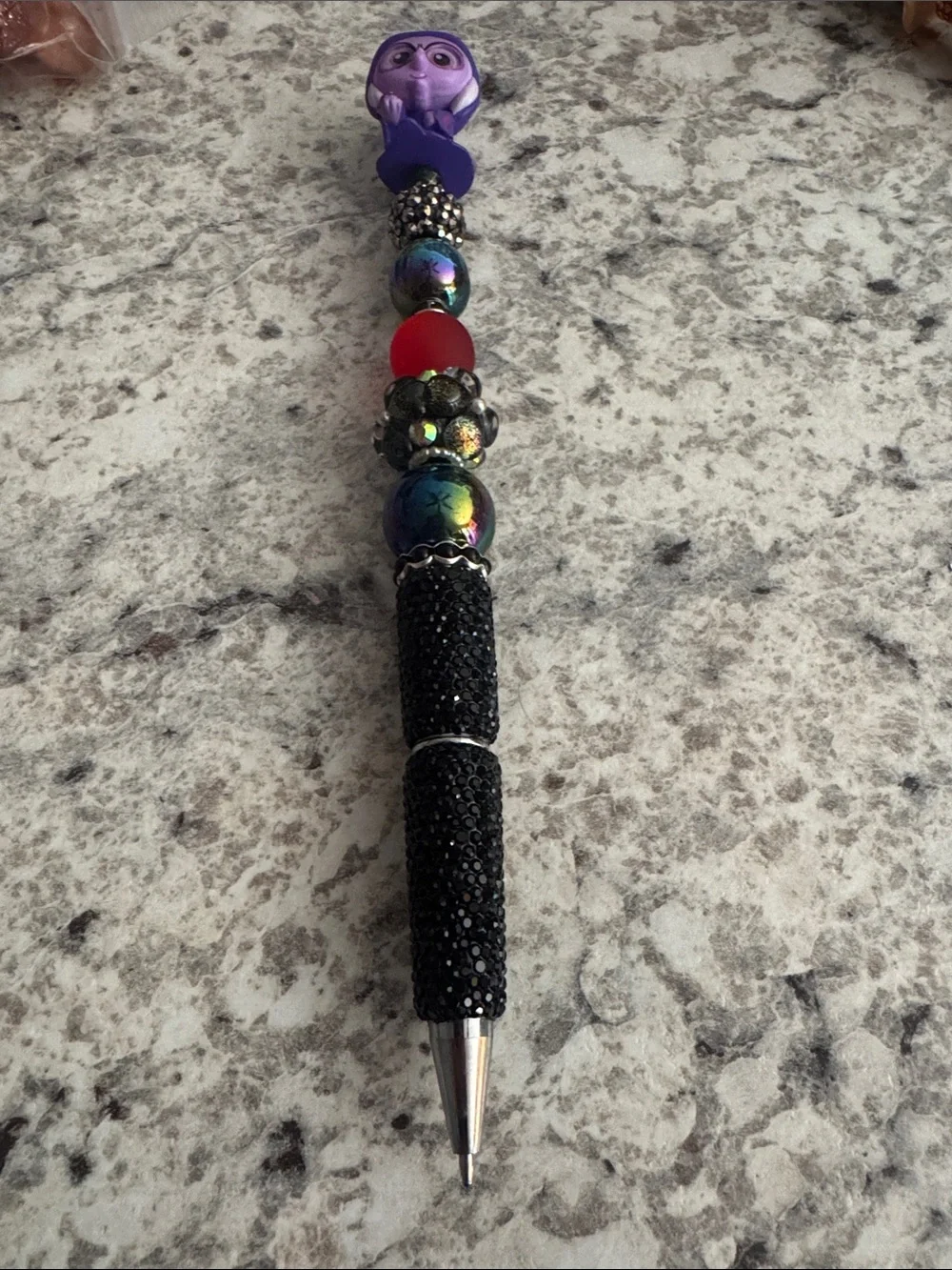 NWOT Disney Doorables Old Hag Beaded Pen Handmade by Me